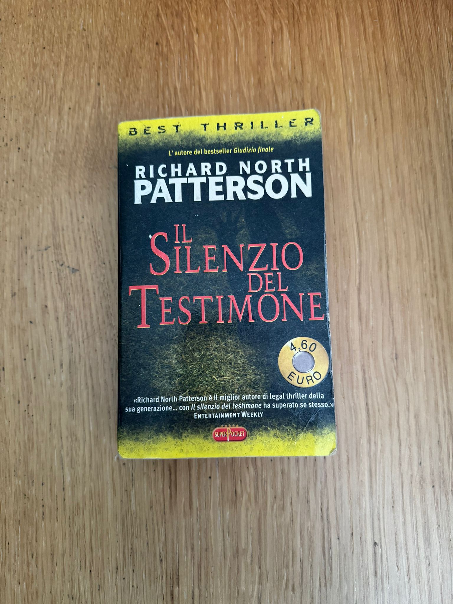 IL SILENZIO DEL TESTIMONE - Richard North Patterson - SUPER POCKET 
